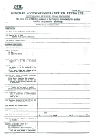 GA INSURANCE LTD – CLAIM FORM – WIBA