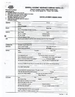 GA INSURANCE LTD-MOTOR CLAIM FORM