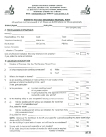 GEMINIA INSURANCE CO LTD – DOMESTIC PACKAGE INSURANCE PROPOSAL FORM