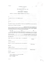 GEMINIA INSURANCE CO LTD – IMMIGRATION SECURITY BOND FORM