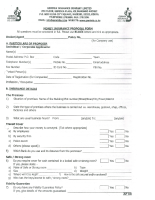 GEMINIA INSURANCE CO LTD – MONEY INSURANCE PROPOSAL FORM