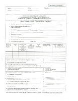 GEMINIA INSURANCE CO LTD – MOTOR CYCLE INSURANCE PROPOSAL FORM